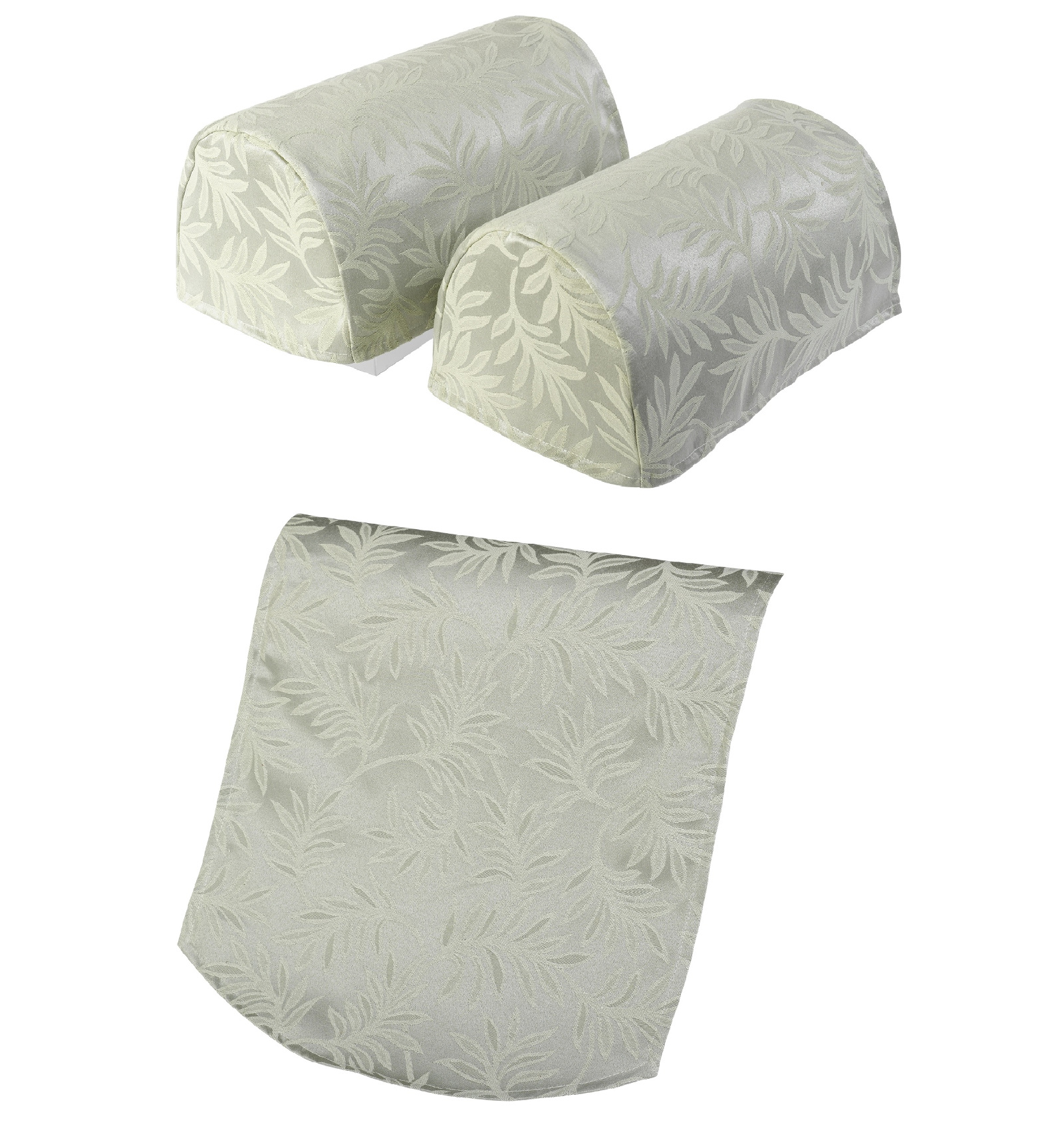 Blattmuster Runde Armkappen & Stuhllehne Möbel Sofa Abdeckung Antikassar Set - Bild 67 von 78