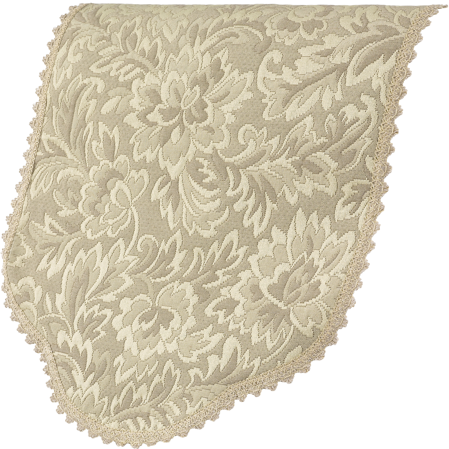 Juego de tapones de brazo redondo de jacquard floral y respaldo de silla cubierta de muebles antimacassar - Imagen 53 de 60