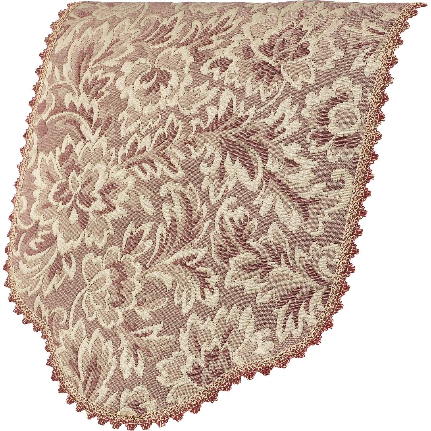 Juego de tapones de brazo redondo de jacquard floral y respaldo de silla cubierta de muebles antimacassar - Imagen 29 de 60