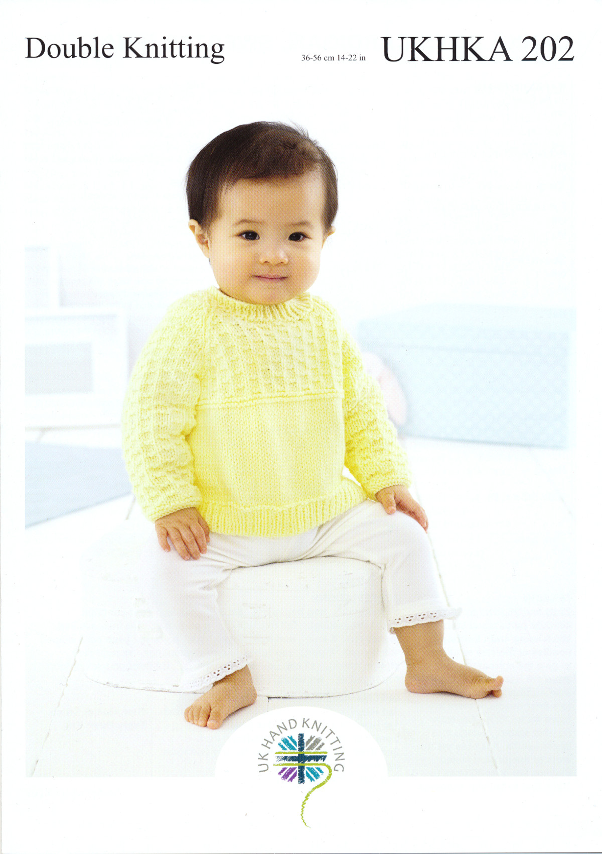 Double Knitting DK Pattern Baby Round Neck Lace Cardigan Sweater Hat UKHKA 202