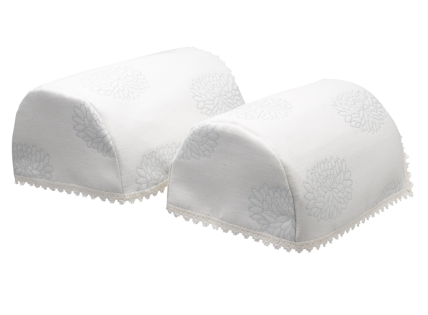 Coprisedia decorativo mini standard jumbo tondo braccioli ninfea bordo treccia - Foto 10 di 17