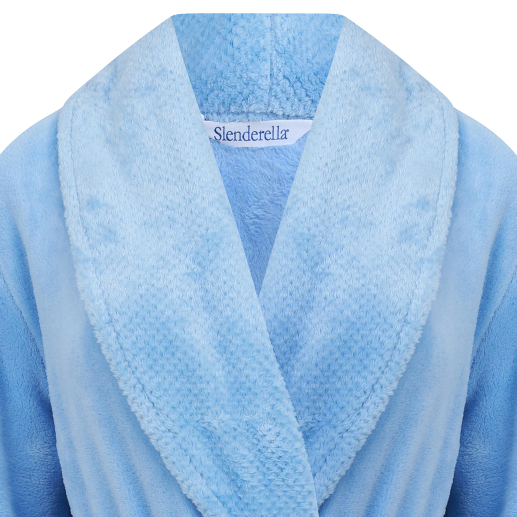 Bathrobe Ladies Fleecy Waffle Detail Housecoat Womens Shawl Collar Dressing Gown - Picture 17 of 99