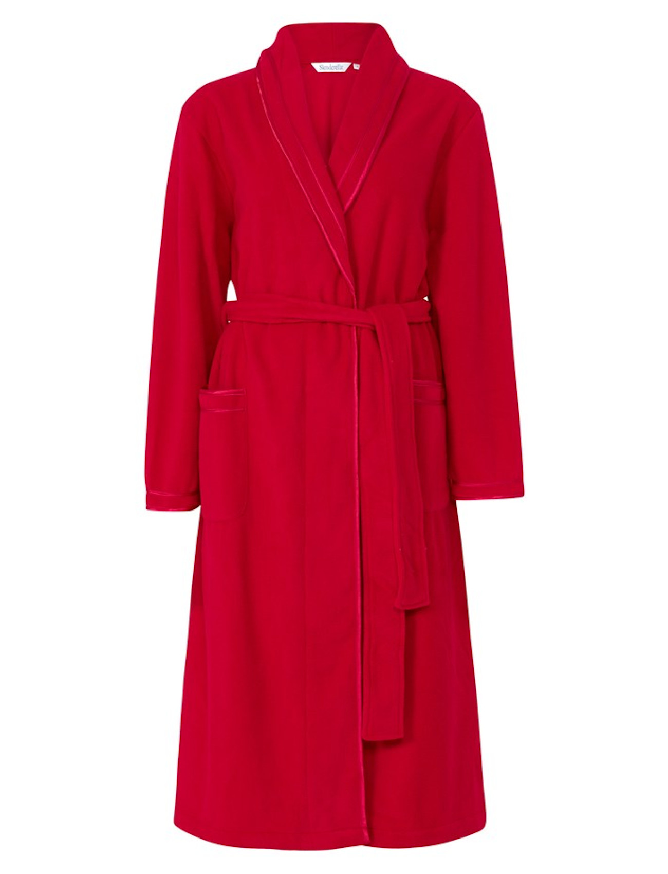 Dressing Gown Womens Shawl Collar Bathrobe Anti Pill Polar Fleece Slenderella - Picture 47 of 49