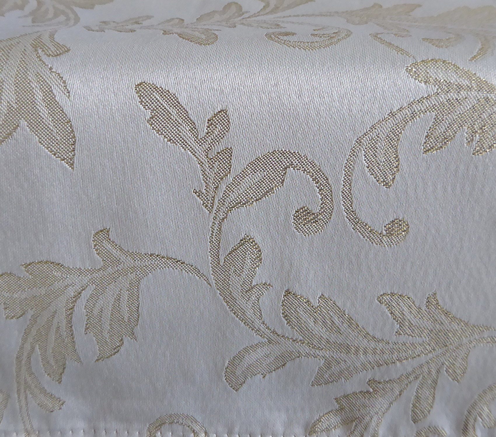 Runner da tavola natalizio festa jacquard foglia stoviglie misto cotone lino natale - Foto 11 di 19
