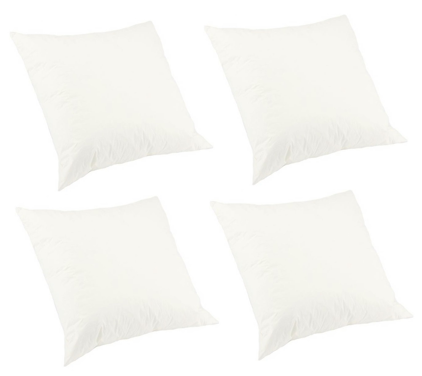 Virgin Hollow Fibre Filled Cushion Pads Set of 4 Scatter Inserts Inners UK Made - Picture 14 of 30