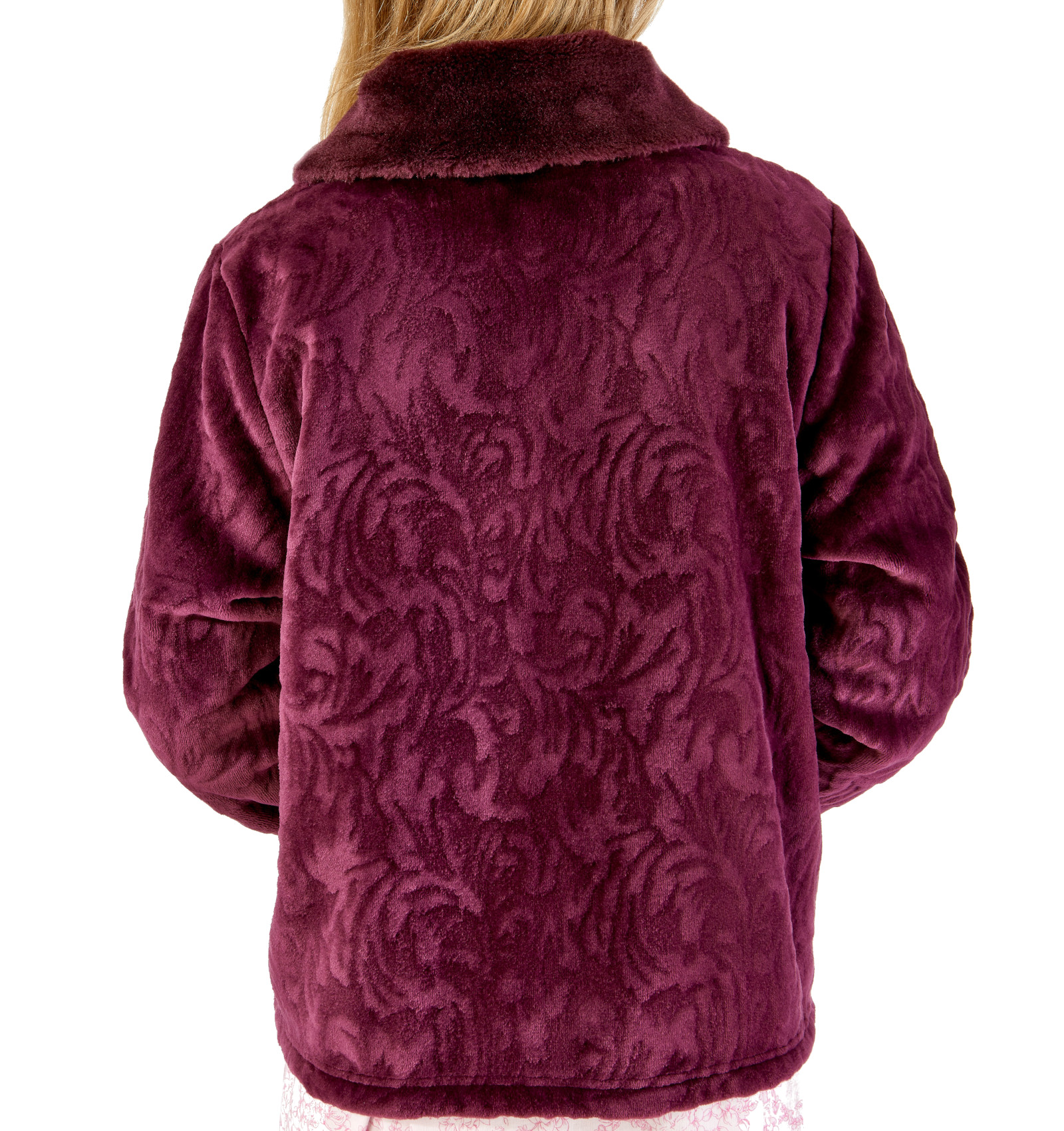 ladies patterned fleece jackets