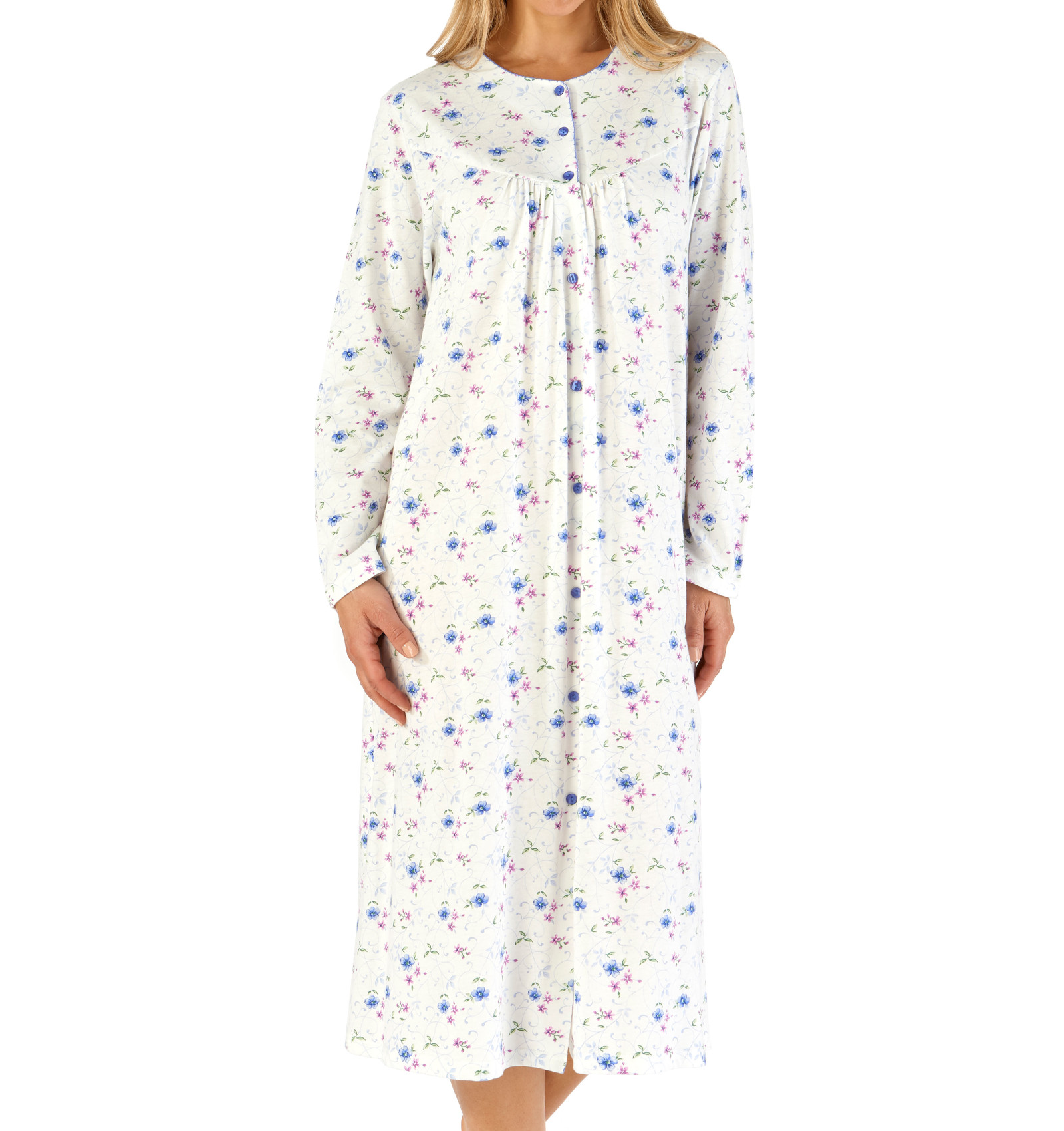 Slenderella button through nightdress Clearance