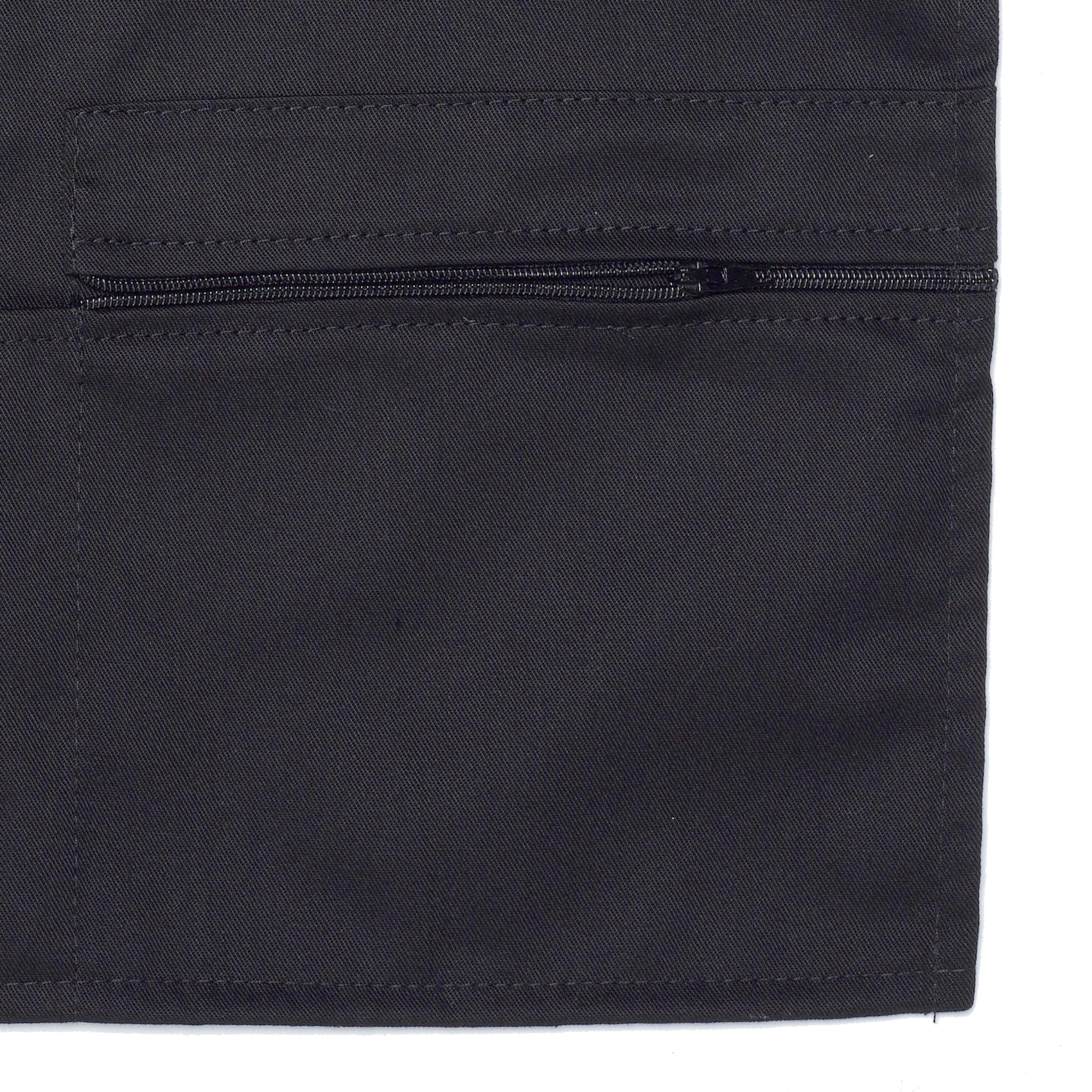 Money Cash Short Apron Zip Pockets Professional Waiter Pinny 22" Wide x 14" Long - Picture 17 of 27