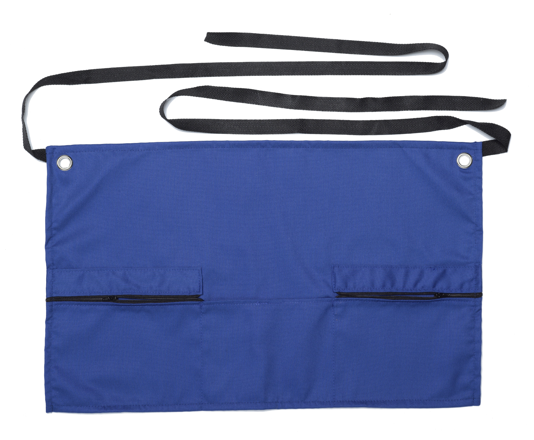 Money Cash Short Apron Zip Pockets Professional Waiter Pinny 22" Wide x 14" Long - Picture 25 of 27