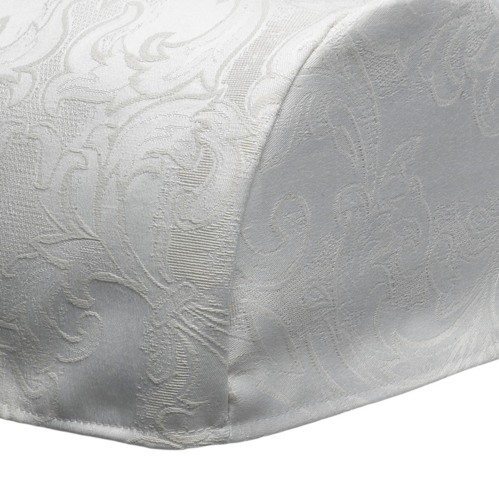 Cream Jacquard Damask Round Arm Caps & Chair Back Set Furniture Antimacassar - Picture 8 of 14