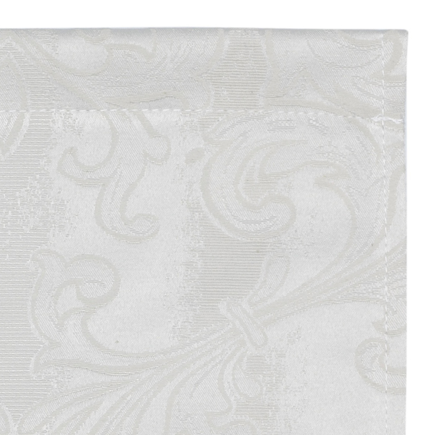 Cream Jacquard Damask Round Arm Caps & Chair Back Set Furniture Antimacassar - Picture 9 of 14