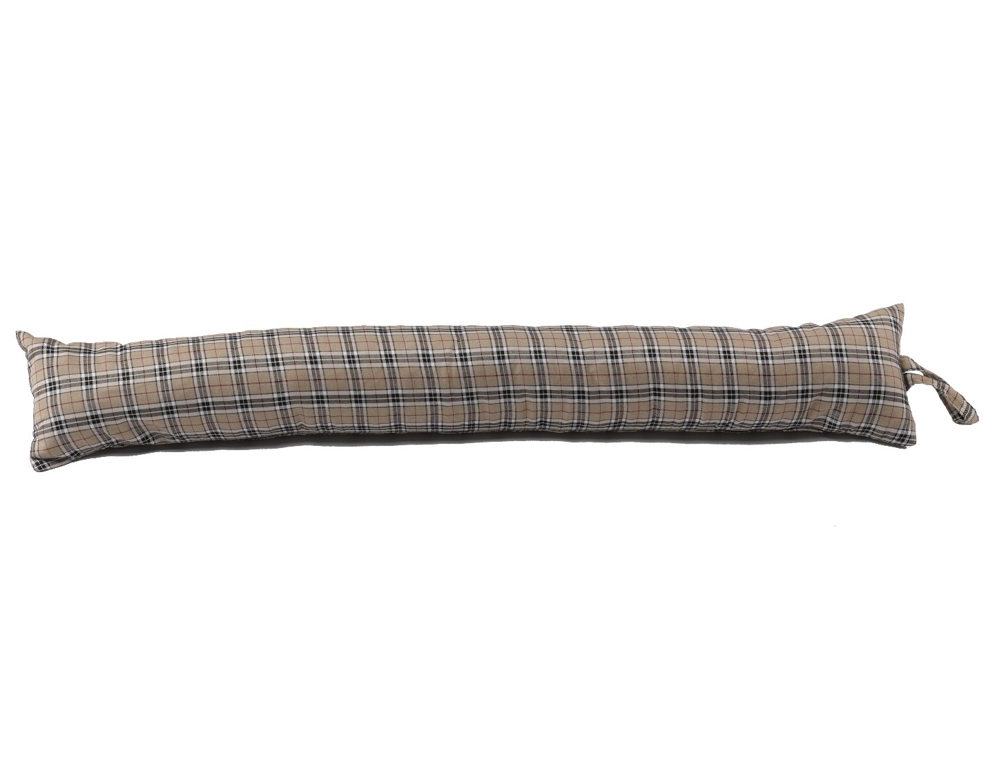 Caramel Thompson Tartan Check Draught Excluder Extra Long Door Draft Stopper - Imagen 8 de 10
