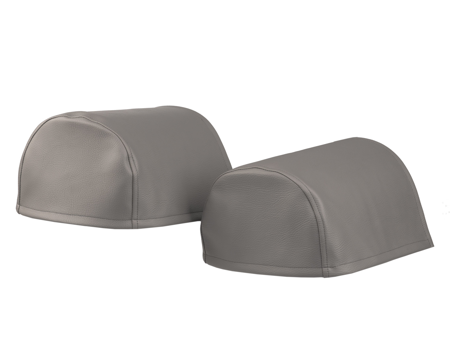 Par de gorras redondas de cuero sintético para muebles de cuero sintético antimacassar - Imagen 10 de 11