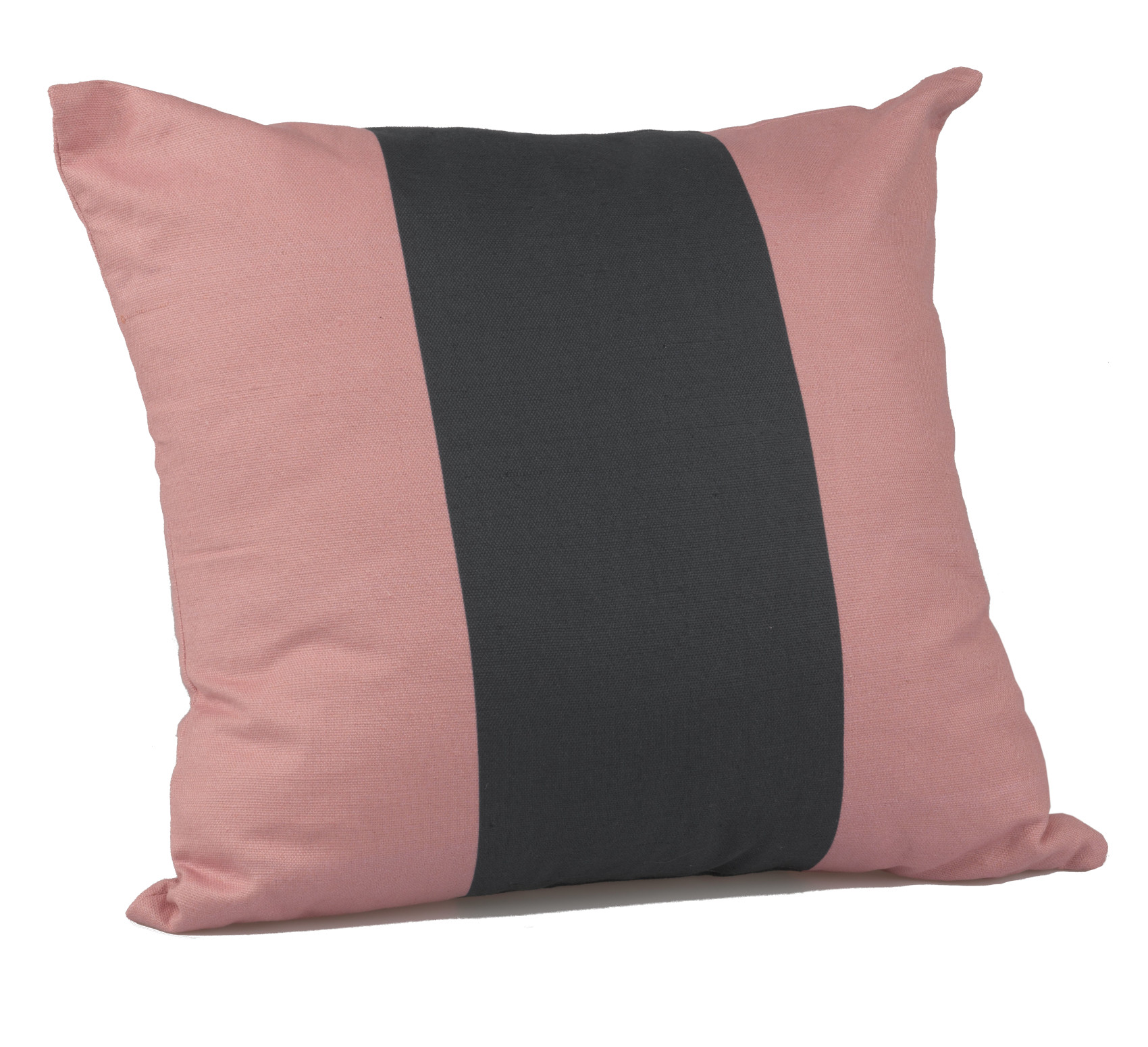 Gestreifter Kissenbezug Sofa Kissenhülle Baumwolle Streu Wohndeko Marine & Rosa 17 Zoll - Bild 5 von 5