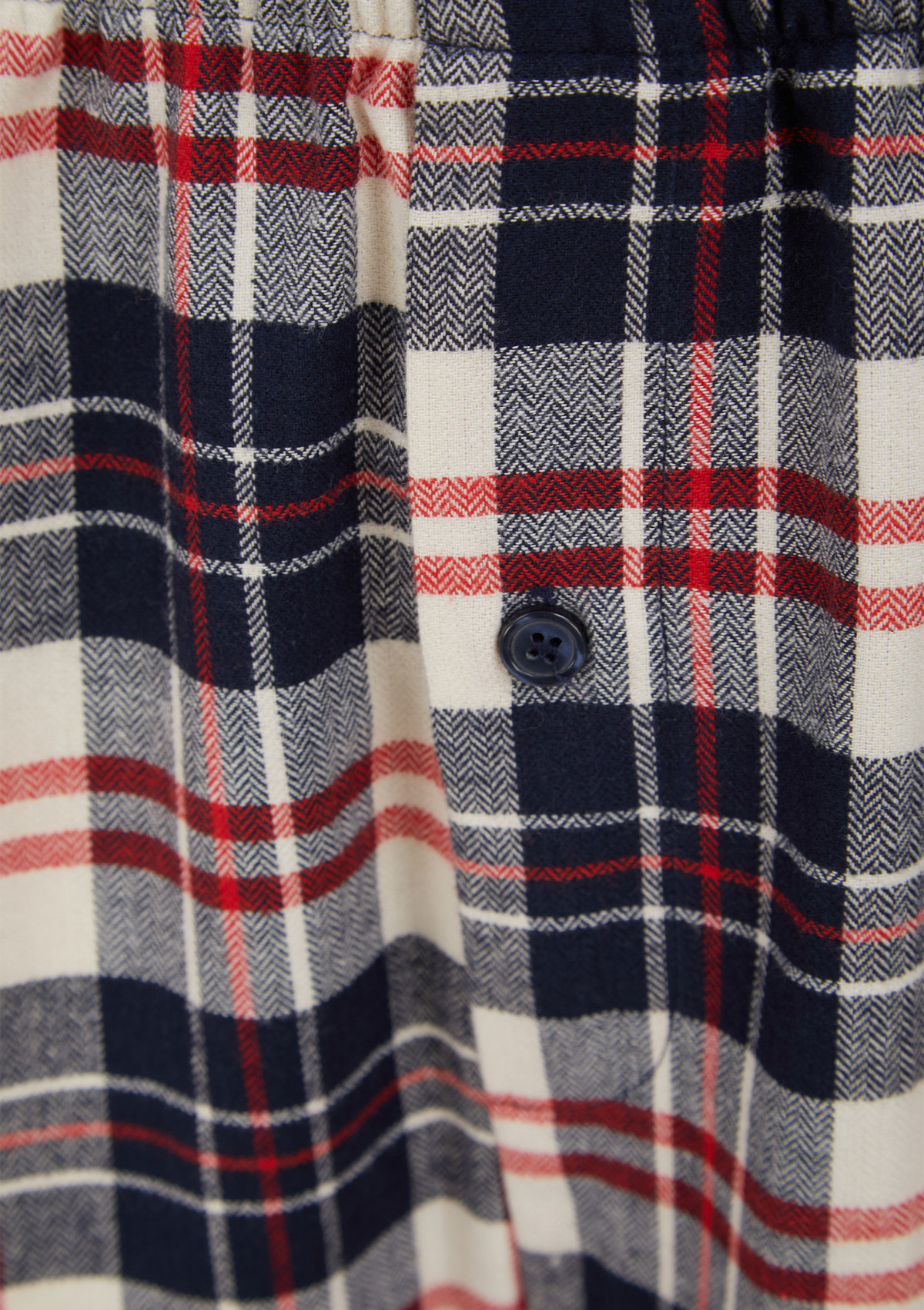 Checked Pyjamas Set Mens Brushed Cotton Walker Reid Nightwear Button Up PJs - Picture 31 of 36