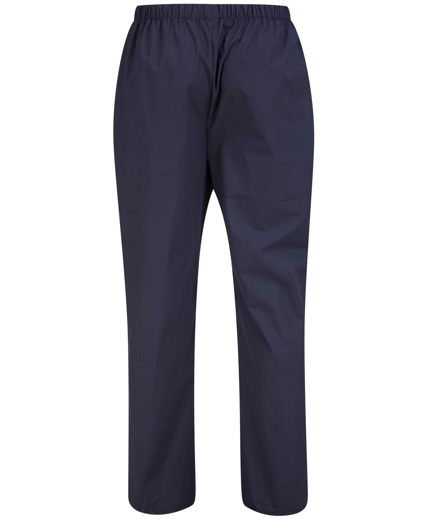 Pigiama uomo Walker Reid blu navy foglia geometrica tradizionale manica lunga bottoni pigiama - Foto 11 di 28