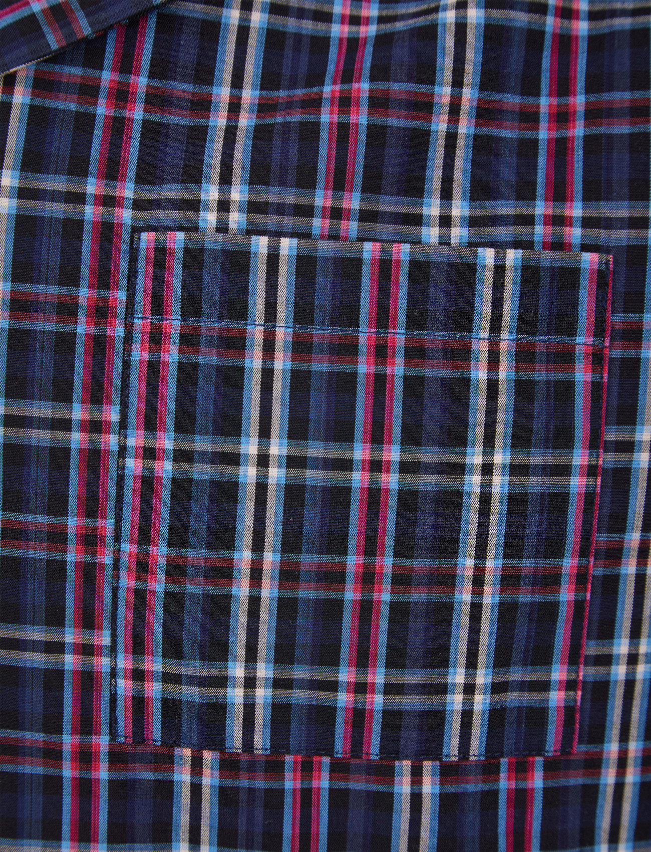 Conjunto de pijamas tradicionales de manga larga con botones de algodón a cuadros Walker Reid para hombre - Imagen 21 de 35