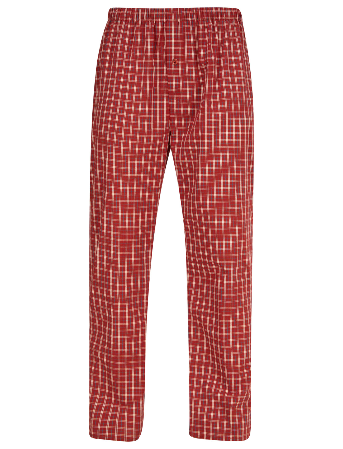 Conjunto de pijamas tradicionales de manga larga con botones de algodón a cuadros Walker Reid para hombre - Imagen 31 de 35