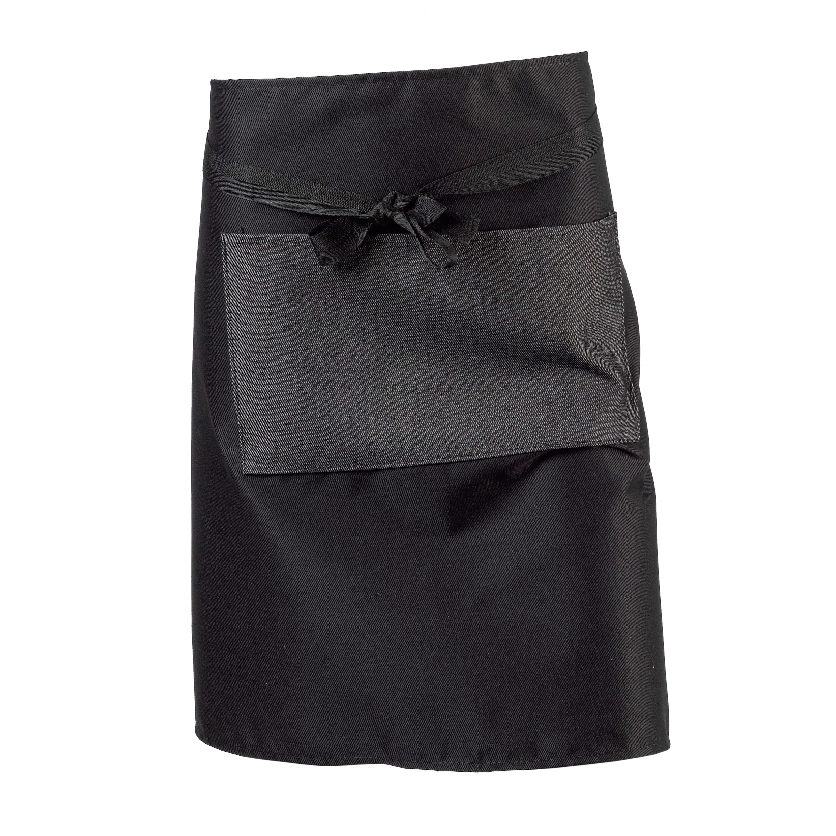 5 x Black Waist Apron Denim Pocket 3 Lengths Catering Bar Waiting Staff Uniform - Picture 11 of 12