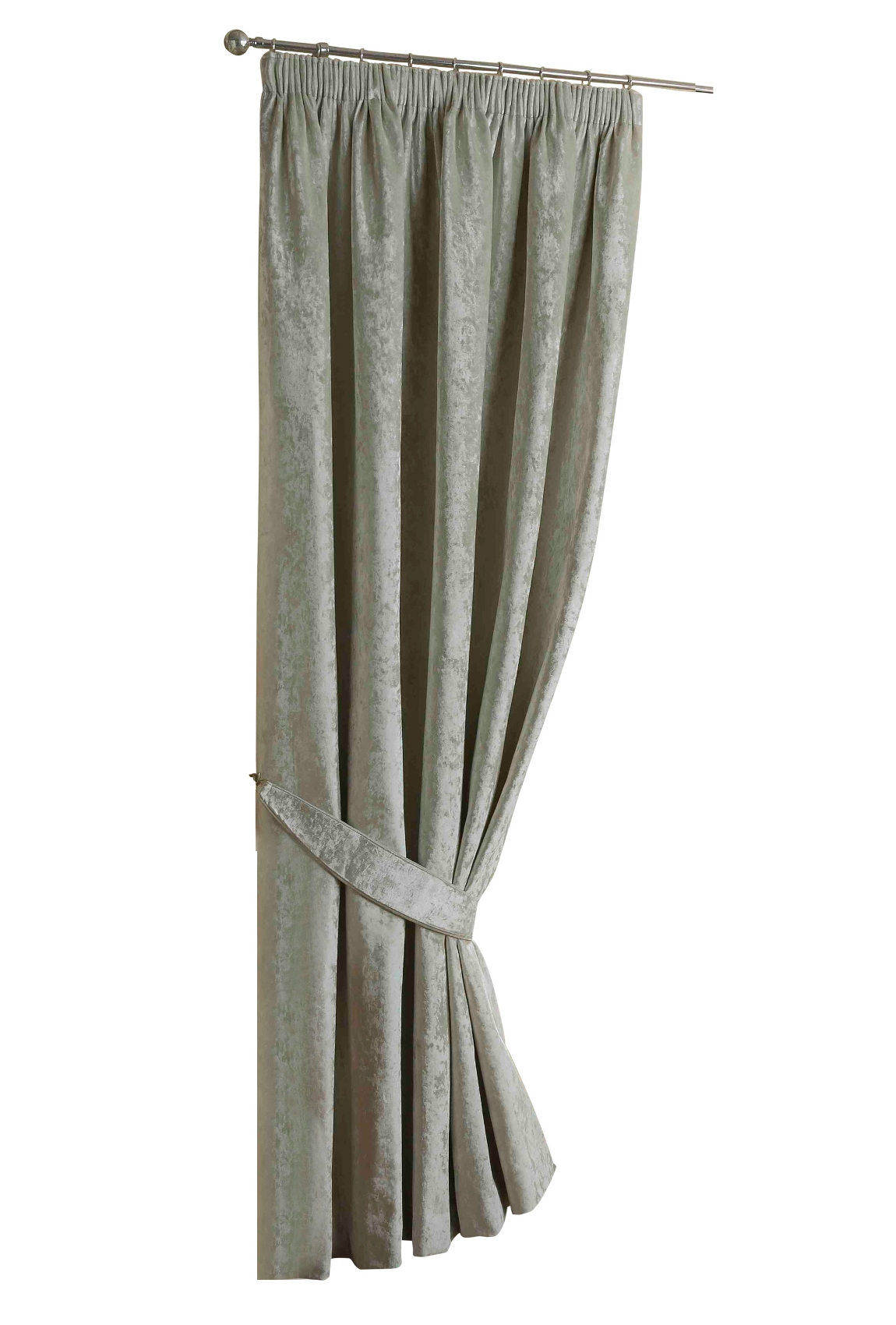 Door Curtain Reduce Light Sound Thermal Velvet Pencil Pleat Single Panel UK Made - Picture 6 of 7