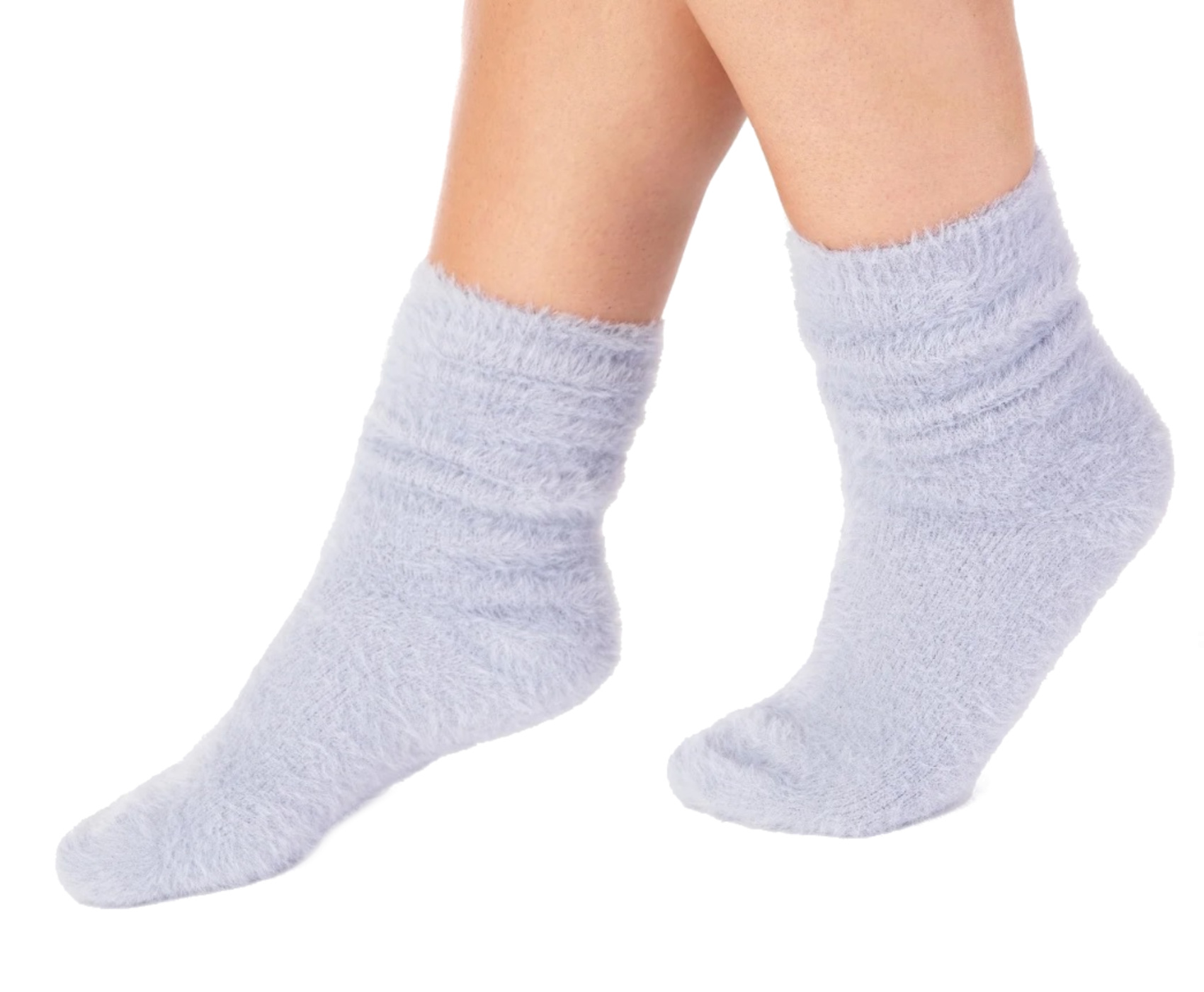 Slenderella Womens Bedsocks Fleecy Plain Cosy Nylon Bed Socks One Size UK 4-7 - Imagen 8 de 9