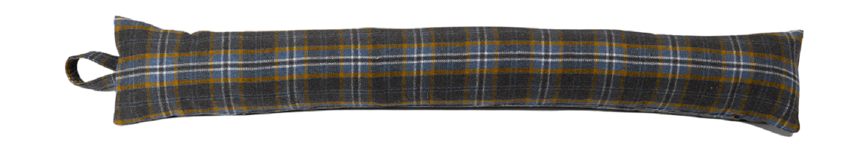 Poly Wool Check Draught Excluder Fabric Extra Long Patio Door Draft Stopper - Picture 6 of 16