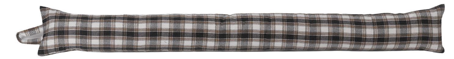 Poly Wool Check Draught Excluder Fabric Extra Long Patio Door Draft Stopper - Picture 15 of 16