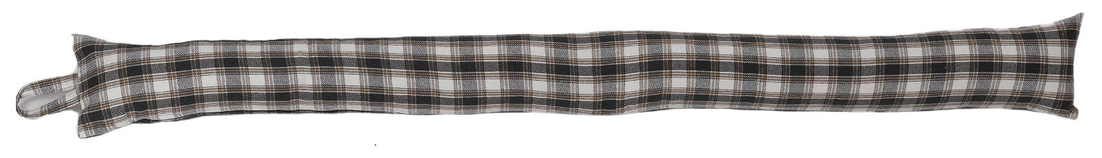 Poly Wool Check Draught Excluder Fabric Extra Long Patio Door Draft Stopper - Picture 16 of 16