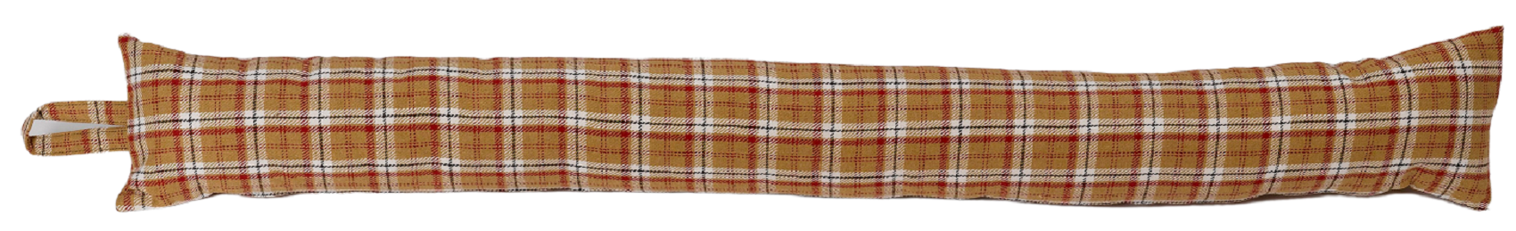 Poly Wool Check Draught Excluder Fabric Extra Long Patio Door Draft Stopper - Picture 11 of 16