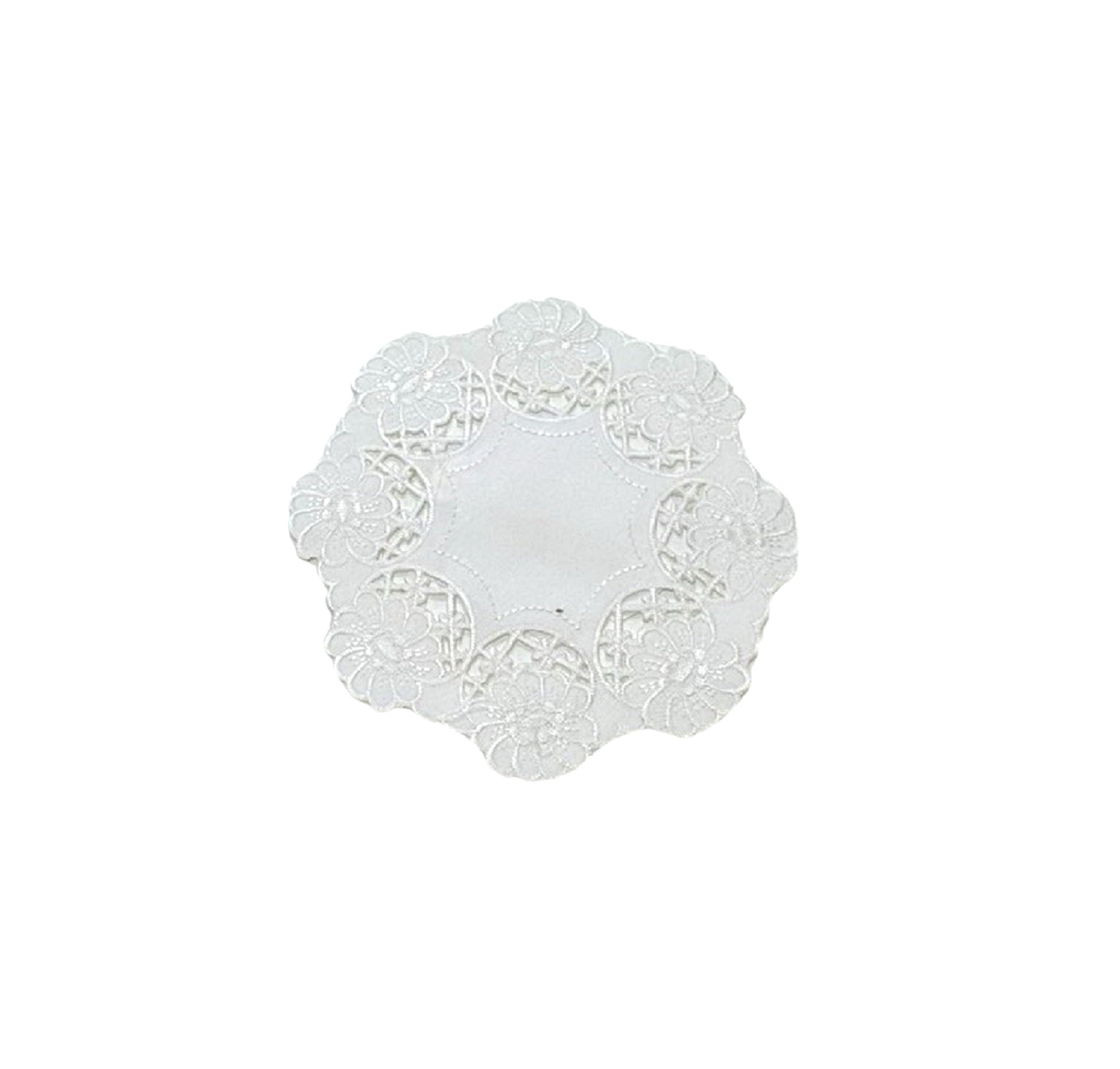Tapetes Bordados Floral Cutwork Tapete Pack de 4 Borde Festoneado Tradicional - Imagen 13 de 17