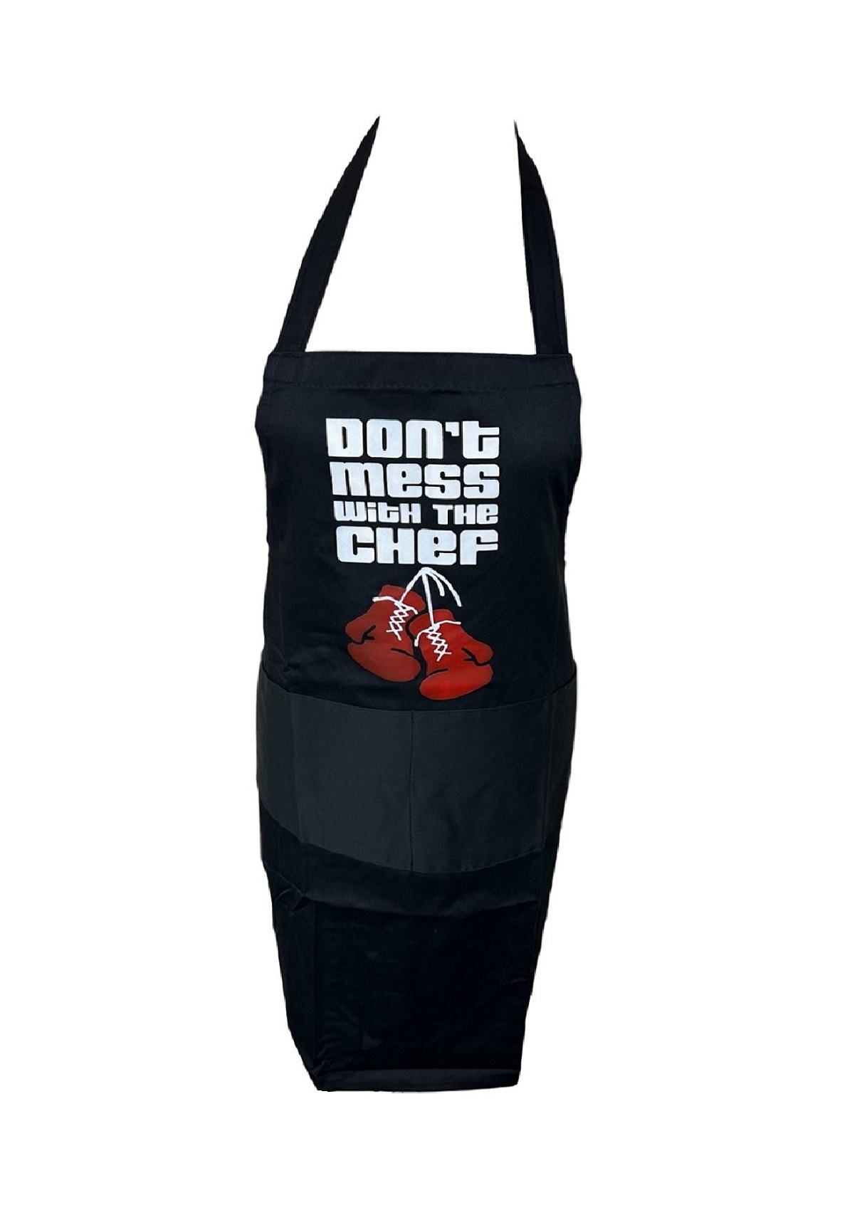 Adults Apron Novelty - Don’t Mess With The Chef 4 Colours Funny Bib Pinny - Picture 7 of 10
