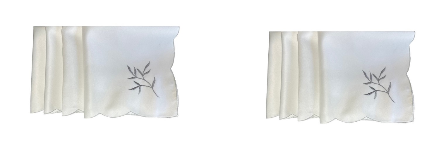 Table Napkins Kitchen Dining Serviettes Sprig Design 18" x 18" Blue Green Pink o - Picture 13 of 16