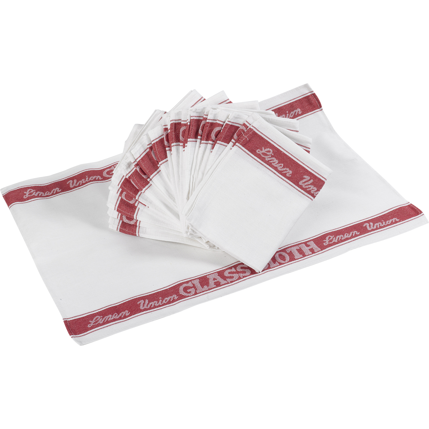 Linen Union Glass Cloths Catering Bar Restaurant Tea Towels 20" x 28" 3 Colours - Picture 10 of 11