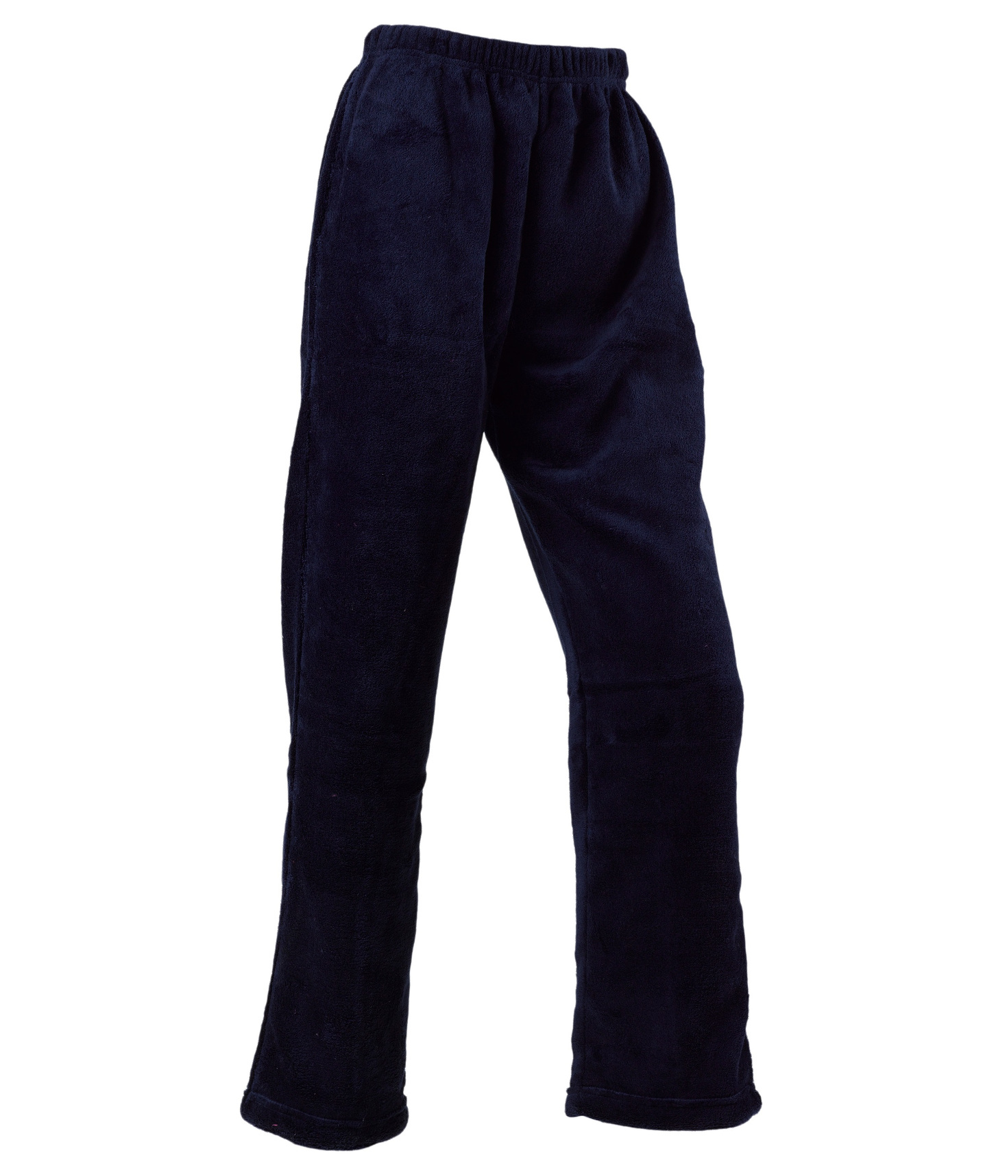Lounge Pants Womens Soft Thick Coral Fleece Plain PJ Trouser Bottoms Slenderella - Picture 13 of 17