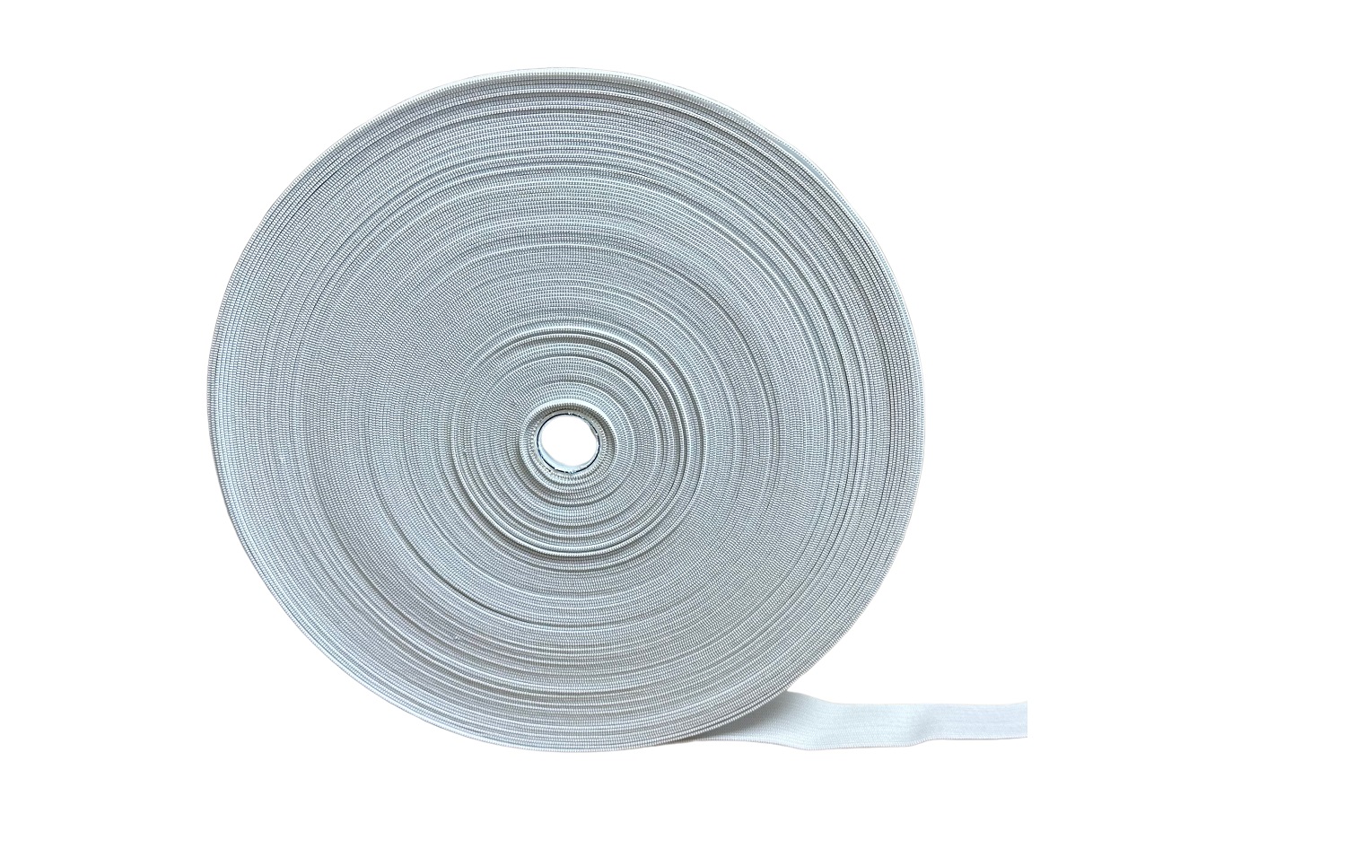 Elastico piatto largo 1 pollice bianco nero 35 m rotolo abbigliamento cucito artigianato fai da te - Foto 5 di 5