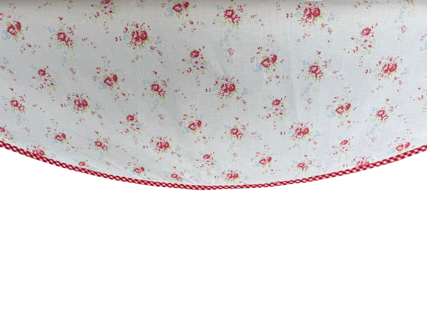 Mantel redondo limpiable y servilletas floral retazos guinga mantel lino 54 pulgadas - Imagen 18 de 20