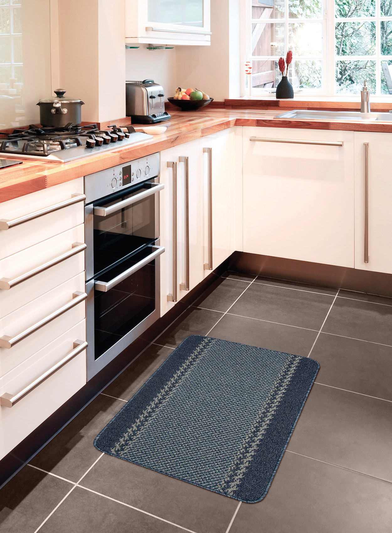 Modern Anti Slip Washable Doormat Kilkis Polypropylene Multi Purpose Runner Mat - Picture 35 of 72