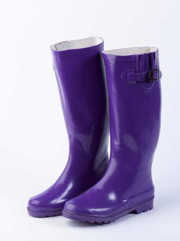 Plain Purple Wellington Boots Ladies Wellies UK 5 | eBay