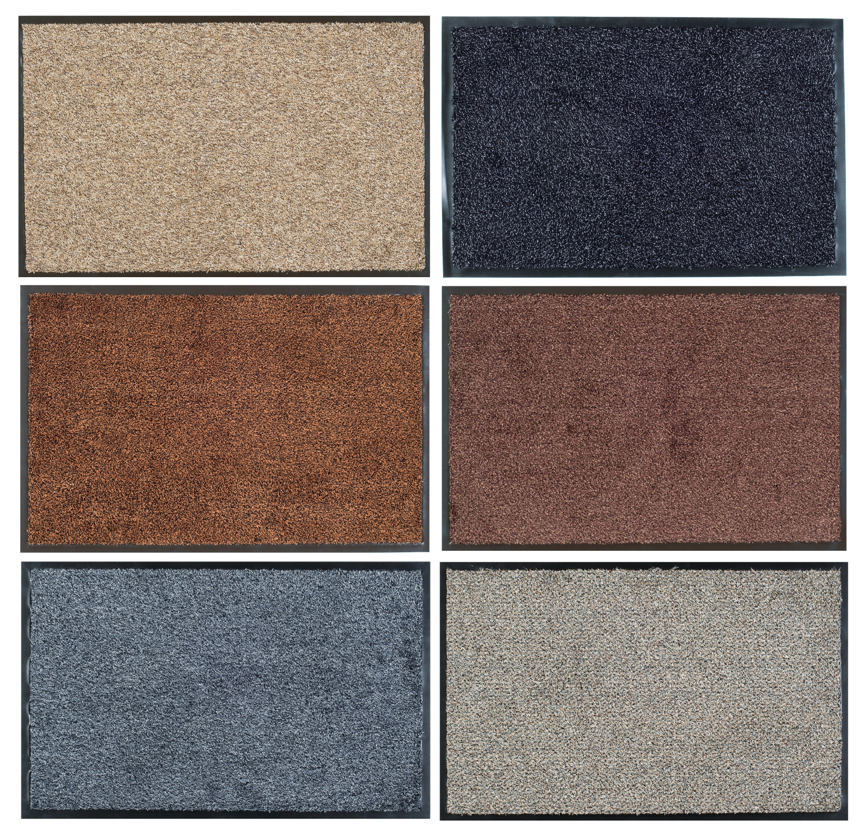 Indoor Scraper Mat Hardwearing Anti Slip Back Machine Washable Washamat