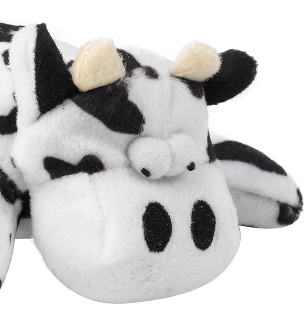 Pet Face Mooing Cow Dog Toy with Sound Plush Stuffed Animal Puppy Play ...