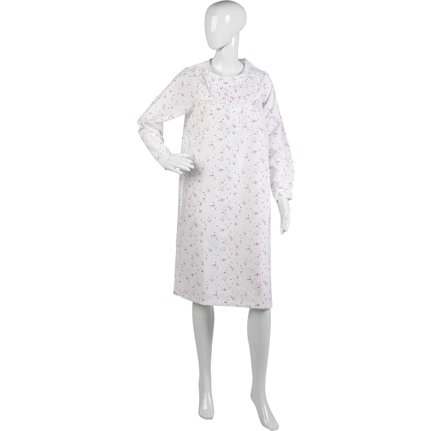 womens long sleeved nightdress