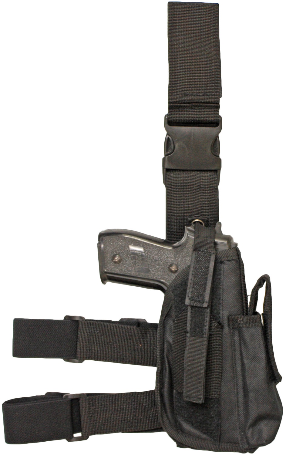 DROP LEG GUN/PISTOL HOLSTER BLACK POLICE BELT TACTICAL SWAT NEW | eBay