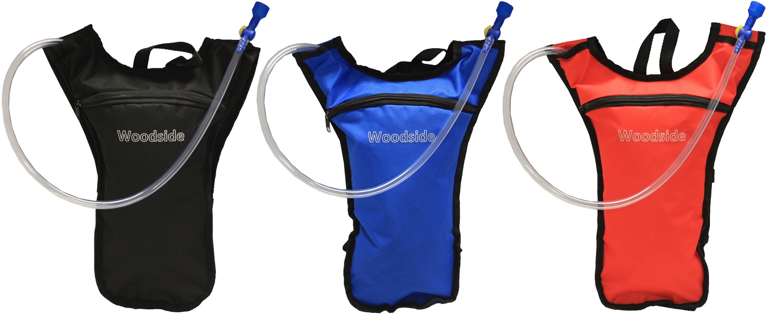 WOODSIDE 1 LITRE COMPACT HYDRATION PACK BACKPACK HIKING/CYCLING WATER ...