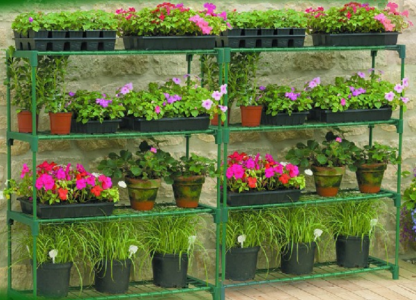 GARDEN GREENHOUSE SHELVING DOUBLE PACK WIRE SHELVES POTTING/PLANTING | eBay