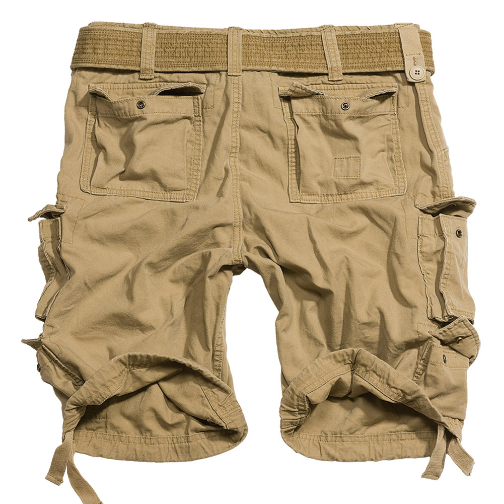 SURPLUS DIVISION MENS COMBAT ARMY CARGO HEAVY DUTY WORK SHORTS + BELT ...