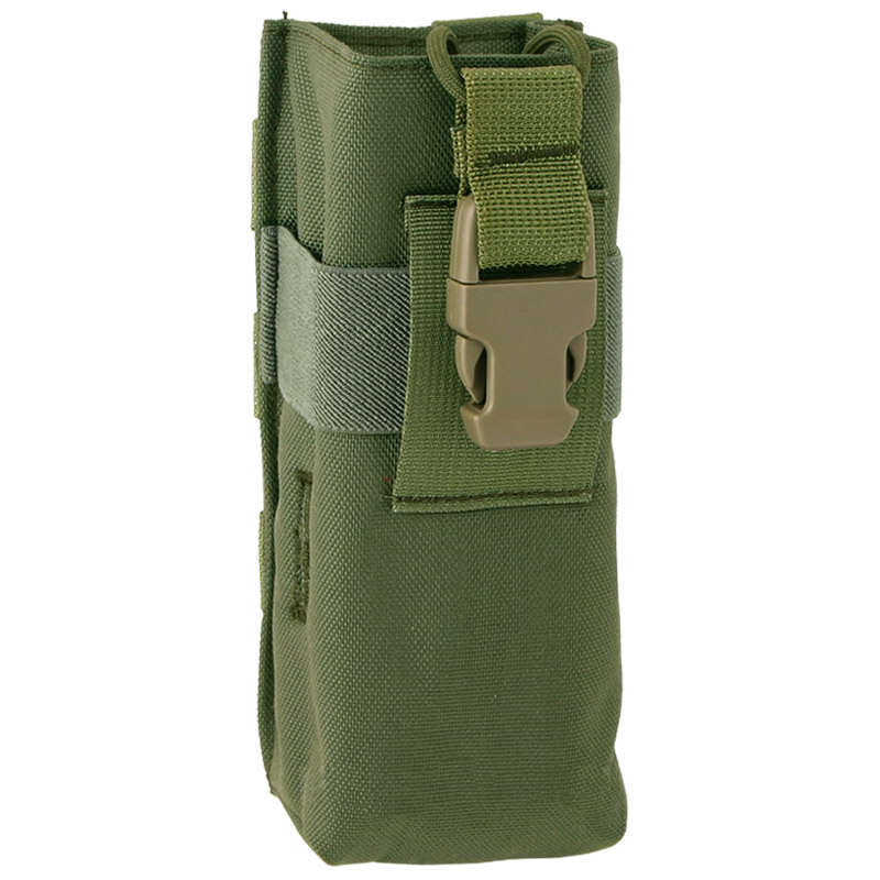 Etui à lunettes cuir irisé vert olive Maison Suzanne - Le petit Souk
