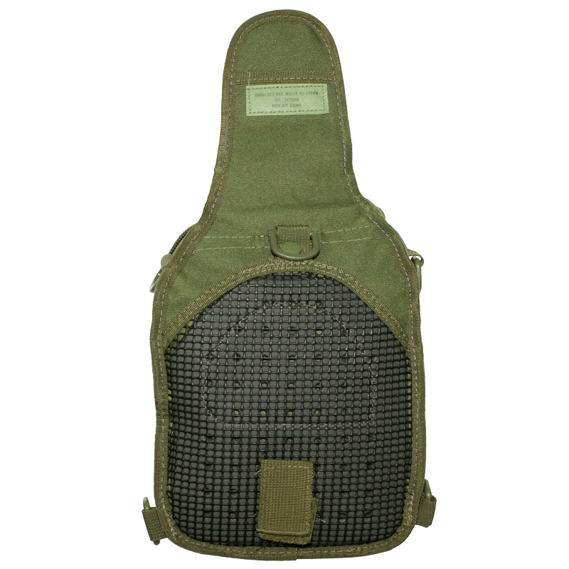 Army Tactical Security Shoulder Bag MOLLE Travel Hiking Camping Olive Drab Green