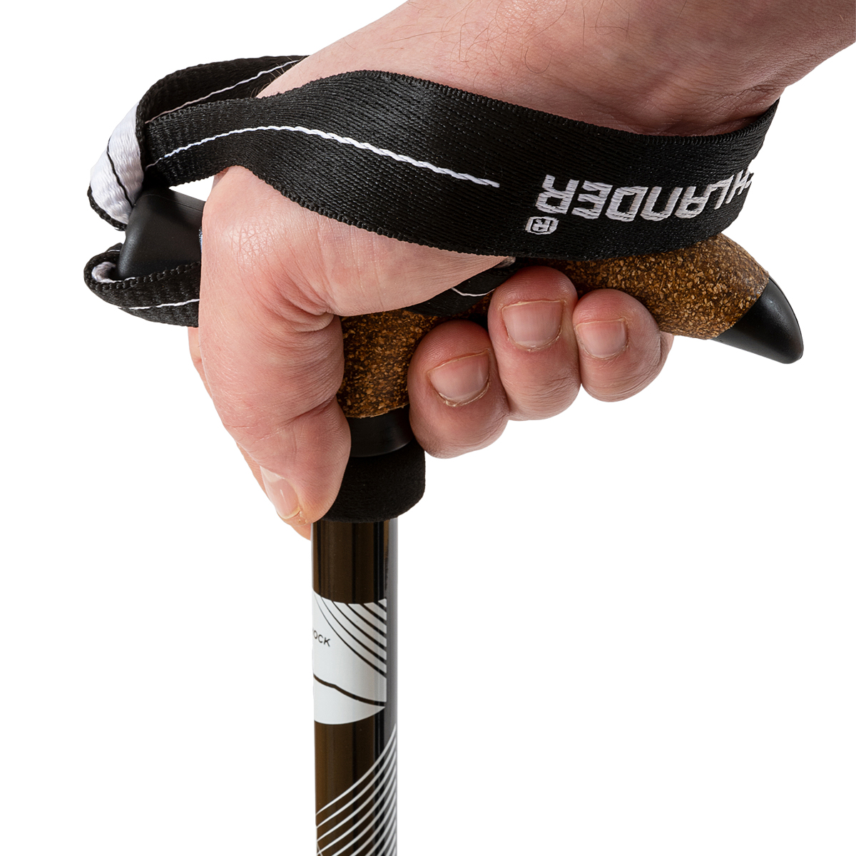 Green//Silver Highlander Arran Walking Pole