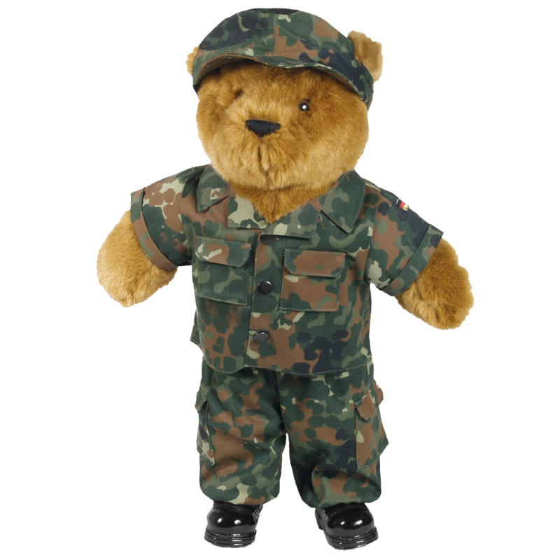 teddy bear army uniform