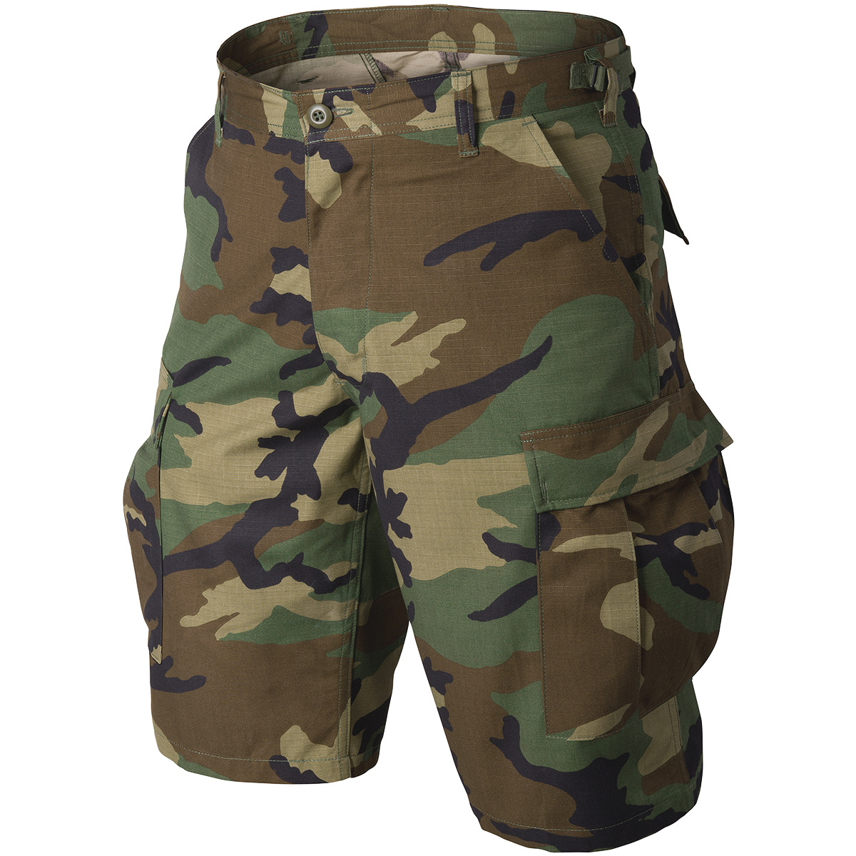 Helikon Genuine BDU Shorts Cotton Ripstop Woodland | Shorts | Military 1st